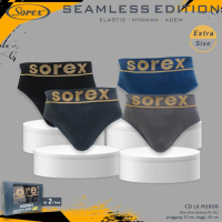 [SOREX] CD Pria Seamless Dingin Super Stretch Premium Extra Size - Sempak Sorex