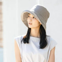 日本 QUEENHEAD 抗UV抗強風可拆卸帽繩三用防曬帽068(2色)