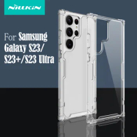 Nillkin For Samsung Galaxy S23 Ultra Case Nature Pro Transparent Clear TPU Border Cover For Samsung Galaxy S23 S23+ Plus Bumper
