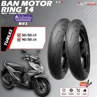 BAN MOTOR RING 14 TUBLES MIZZLE MRX BAN MOTOR TUBLESS BEAT VARIO SCOOPY RING 14 TUBELESS 80/80-14