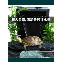 大型烏龜缸帶曬臺養烏龜專用魚缸高端玻璃水陸剛生態缸養龜飼養箱