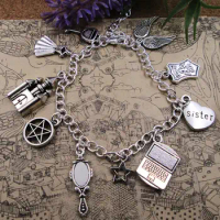 Tv Show Magic Power Witches Sisters Inspired Charm Bracelet Pendant Bracelets