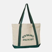 【NEW BALANCE】NB 手提包 健身包 運動包 旅行袋 BAGS 綠白 LAB23110NWGF