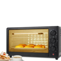 Electric Baking Oven 25L 1500W Kitchen Multifunctional Small Roaster Pizza Bread Toaster Countertop Barbecue Bread Baker