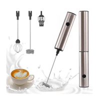 Electric Whisk USB Recharge Three Speed Adjustment Kitchen Cooking Tools Bubbler Egg Cream Sauce Stirrer