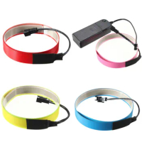 Colorful Flexible Electroluminescent Tape EL Tape EL Wire White/Blue/Red/Pink/Purple/Green/Lemon green/Yellow Battery Power