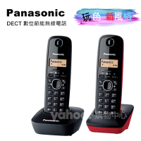 Panasonic 國際牌數位高頻無線電話 KX-TG1612 (黑紅混搭)