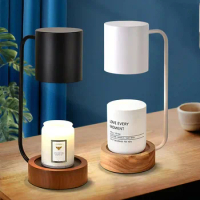 Candle Warmer Crystal Lamp Brightness Adjustable Lamp for Candle Large Jar Scented Wax Melts Bedroom Decor Light EU/US Plug