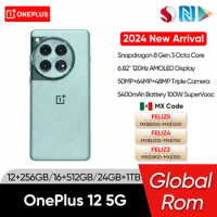 CN Version OnePlus 12 Snapdragon 8 Gen 3 6.82'' 120Hz AMOLED Display Screen 50MP 5400mAh Battery 100W SuperVooc Charge