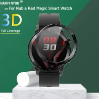 For ZTE Nubia Red Magic Smart Watch 1.39" Full Cover 3D Curved Plating Soft PMMA PET Film Screen Protector (Not Tempered Glass)