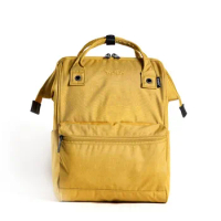 Candy Color Anello Bag Large-capacity Women's Backpack Linen And Oxford Waterproof Laptop Bag Preppy Style Boys&amp;Girls Schoolbag