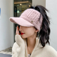 【Acorn 橡果】新款空頂帽棒球帽防曬機能帽針織遮陽帽1756(粉色)