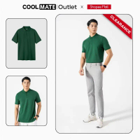 [Outlet Không đổi trả] Áo Polo Coolmate Pique nam Basic Cotton 100% Ready to Wear