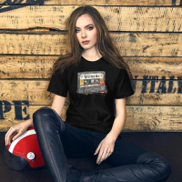 May include Black t- shirt featuring a graphic of a cassette tape with the text 90 s Rock Mix. The s