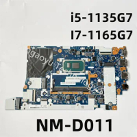 Original For Lenovo ThinkPad E14 E15 Gen 2 Laptop Motherboard i5-1135G7 I7-1165G7 NM-D011 100% Perfect Test Secondhand
