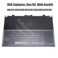 Original Rus Keyboard for ASUS ROG Zephyrus S GX531 GX531G GX531GM GX531GS GX531GW GX531G GX531GW 90NR01D1-R31RU0 4-Zone RGB