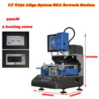 LY G750 Semi-Automatic Align System BGA Rework Station 5200W Soldering Machine for Laptops Game Consoles 220V