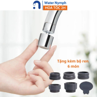 【Hàng nhập khẩu 】 【Chính hãng】 Đầu vòi rửa chén tăng áp Waternymph N23, xoay 360 độ, tạo bọt, chống 