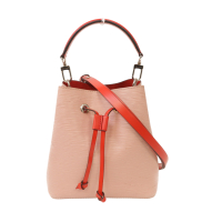 【二手名牌BRAND OFF】LOUIS VUITTON LV 路易威登 粉紅色 紅色 Epi 牛皮 水波紋 Neo Noe BB 兩用包 M53609