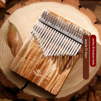 Hluru kalimba 21 phím kalimba chuyên nghiệp 17 phím có lỗ bên dưới gỗ hồng mộc Keo Gỗ mbira cho ngườ