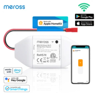 Meross HomeKit Smart WiFi Garage Door Opener, Works with Apple HomeKit, Siri, CarPlay, Alexa, Google Assistant and SmartThings