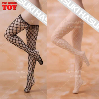 HASUKI SB03 1/12 3D Long Stockings Large Mesh Seamless Stockings Clothes Accessories Fit 6'' Female Soldier Action Figure Body