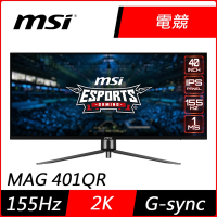 MSI微星 MAG 401QR 40型 155Hz 2K HDR電競螢幕