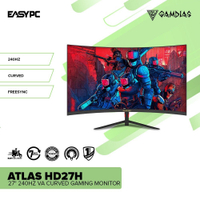 EasyPC |   Gamdias Atlas HD27H/HD27IF/HD24IF/27F2/HD27IFW/HD24IFWI/HD27HIC Curved Gaming Monitor |