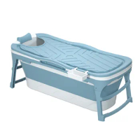1.43m folding bath bucket, children's bath tub, adult bath tub, steaming dual-purpose bath tub, baby bath tub Portable Bathtubs