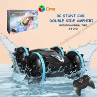 Mobil amfibi Remote control RC Stunt car 360 anti air 2.4 GHZ offroad waterproof