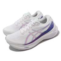 Asics 慢跑鞋 GEL-Kayano 30 女鞋 白 紫 4D引導穩定系統 支撐 運動鞋 路跑 亞瑟士 1012B357100