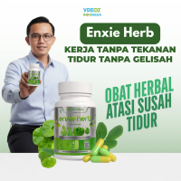 Enxie Herb Kapsul Herbal Membantu Mengatasi Susah Tidur Secara Alami Ekstrak Daun Kelor & Pegagan