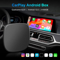 CarPlay AI Box Wireless Carplay Android Auto 8-Core CPU Mini AI Box for Android 13.0 WiFi BT for Wired CarPlay Android Auto Cars
