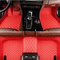 Custom 3D Full Coverage Car Floor Mats for Nissan Sunny 2011-2020 NV200 NAVARA Terra 2018-2022 Interior Accessories Carpet