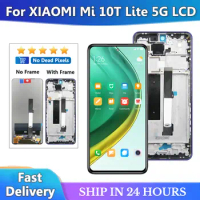 6.67'' AAA Quality Display Replacement For Xiaomi Mi 10T Lite 5G LCD 10 Touches Screen For Mi 10T 10 T Lite 5G M2007J17G Display