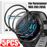 For Garmin Forerunner 965 265 265S 3D Screen Protector HD Full Cover Smart Watch Protective Film for Garmin Forerunner 965 Cover