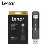 Lexar JumpDrive P30 USB 3.2 Gen 1 Flash Drive 128GB 256GB 512GB 1TB Pendrive Up to 450MB/s Metal Usb