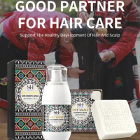 Hair Growth Products Fermented Rice Water Hair Shampoo Soap Refreshing Hair Growth Spray Serum Anti Hair Loss Treatment