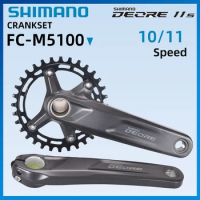 Shimano DEORE FC M5100 MTB Crankset 10S/11Speed Mountain Bike Sprocket 170mm 32T Cranksets Bicycle Bottom Bracket BB52 M500 M501