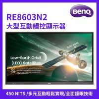【BenQ】86吋 大型互動觸控顯示器(RE8603N2)