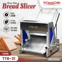 Mesin Iris Roti Tawar Bread Slicer Mesin Pemotong Roti Elektrik Tomori TTR-31