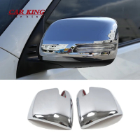 HHGT ฝาครอบกระจกมองข้างรถยนต์สำหรับ Toyota Land Cruiser Prado 150 FJ150 ปี 2018 2019 2020 อุปกรณ์เสร