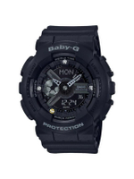 นาฬิกา Baby-G (43.4 mm, ตัวเรือนสีดำ, สายสีดำ) รุ่น BA-135DD-1ADR