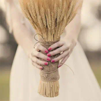 Wheat Grass Decor Natural Dried Wheat Stalks Dried Flowers Dry Wheat Spikes For Decoration Artificial Natural Wheat Dried
