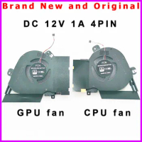 New Laptop CPU GPU Cooler Fan Radiator For ASUS ROG Zephyrus M GU502 GU502GW GX502 LWS 13NR0240T01211 13NR0240T02111 DC 12V 1A