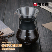 手沖咖啡分享壺304濾網免濾紙簡單滴漏式玻璃小型一體咖啡滴滴壺