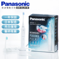 Panasonic 國際牌 日本製W音波電動牙刷 EW-DL34(全機防水/全球電壓/兩種不同功能刷頭)