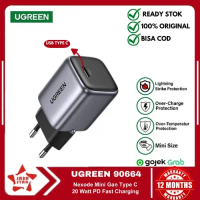 Charger Ugreen GaN 90666 90664 Nexode 20w 30w 45w 65w iPhone Android
