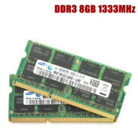 DDR3 8GB 4GB 2GB 1GB PC3 10600S 1333Mhz PC3 10600S 8G 4G 2G 1G 1333 Mhz Laptop Memory Notebook Module SODIMM RAM