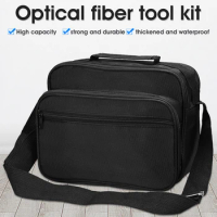 FTTTH Fiber Optic Cold Tool Kit Carring Bags Power Meter Red Pen Fiber Cleaver Tool Bag Kit 25*12*20CM